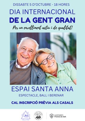 Celebració del Dia Internacional de la Gent Gran