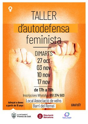 Commemoració del 25N: taller d'autodefensa feminista
