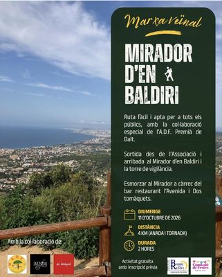 Festes del barri del Remei: marxa veïnal al mirador d'en Baldiri