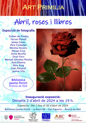 Exposició "Abril, roses i llibres"