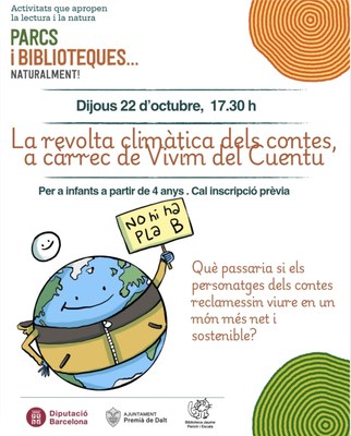 "La revolta climàtica dels contes", a càrrec de Vivim del Cuentu