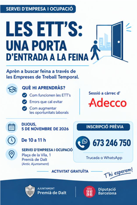 Les ETT's: una porta d'entrada a la feina