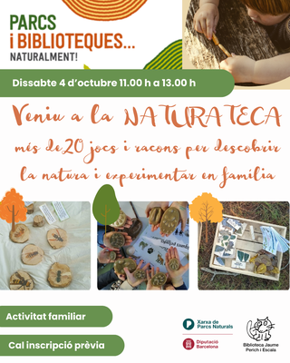 Naturateca: més de 20 jocs i racons per descobrir la natura i experimentar en família