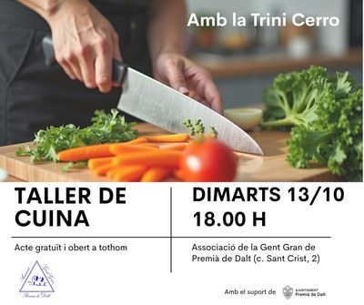 Taller de cuina a càrrec de Trini Cerro