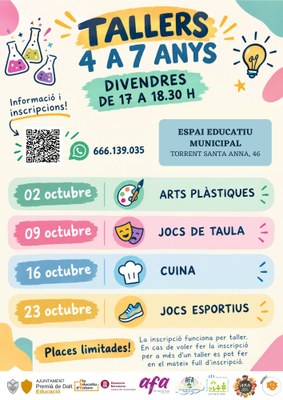 Tallers Multidisciplinars de 4 a 7 anys