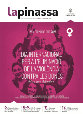 25N, cultura i vida de poble: arriba ‘La Pinassa’ de novembre