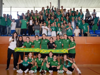 AE Les Corts UBAE, EFS Sant Julià de Ramis Negre i CE Futsal Mataró, Campions de Catalunya de Futbol Sala