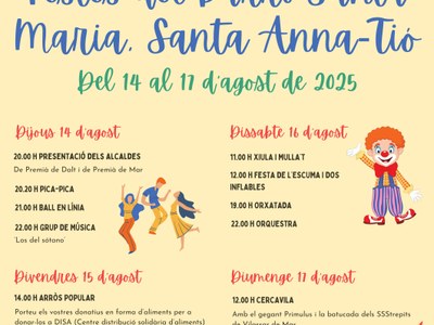 Aquesta setmana arriben les festes del barri Sta. Maria, Sta. Anna-Tió