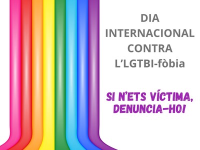Avui 17 de maig es commemora el Dia Internacional contra l'LGTBI-fòbia