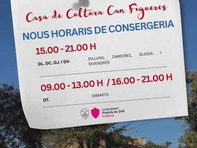 Can Figueres, més a prop vostre amb els nous horaris d'atenció