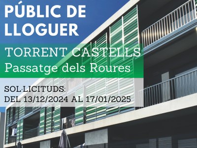 Disponible un habitatge públic de lloguer