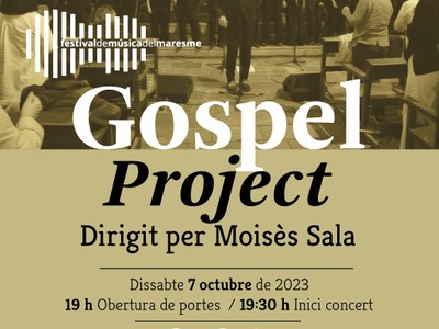 Dissabte 7 d’octubre Can Costa acull “Gospel Project”