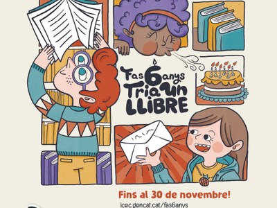 Fas 6 anys. Tria un llibre!