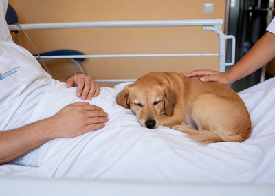 L’Hospital Universitari de Mataró facilita als pacients en situació de final de vida acomiadar-se de les seves mascotes