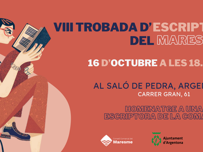 La VIII Trobada d’escriptores del Maresme se celebrarà el 16 d’octubre a Argentona