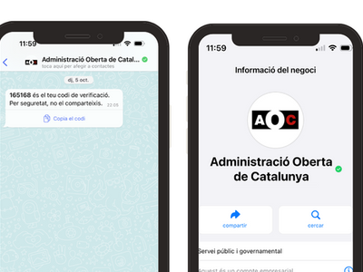 Les altes a idCAT Mòbil amb videoidentificació, ara a WhatsApp