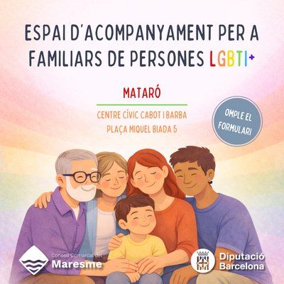 Les famílies també compten: es reprèn l’Espai d’acompanyament per a familiars de persones LGBTI+