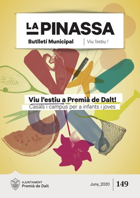 Les propostes d'estiu per a infants i joves, portada de La Pinassa 149