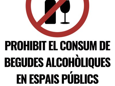 Multes de fins a 750 euros per beure alcohol a l’espai públic a l'aire lliure