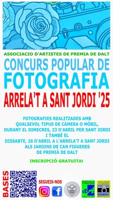 Nova edició del Concurs popular de fotografia, ‘Arrela't a Sant Jordi 2025’