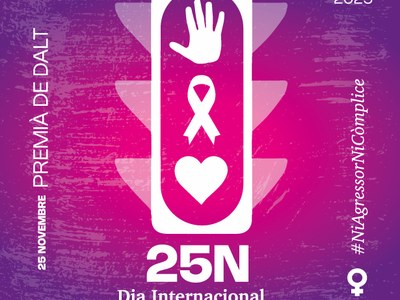 Premià de Dalt commemora el 25N, Dia Internacional contra les Violències Masclistes, amb activitats diverses
