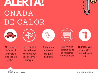 Temperatures extremes a partir de dimarts