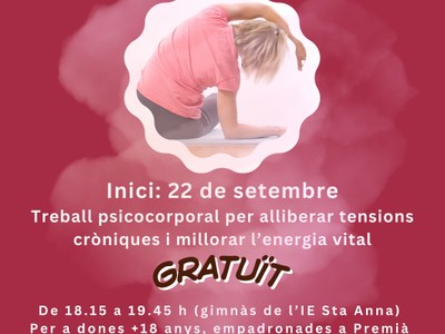 Un espai per respirar, cuidar-se i reconnectar amb el cos